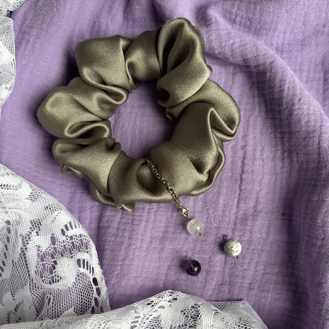 Scrunchies with interchangeable stones - Soothing pack